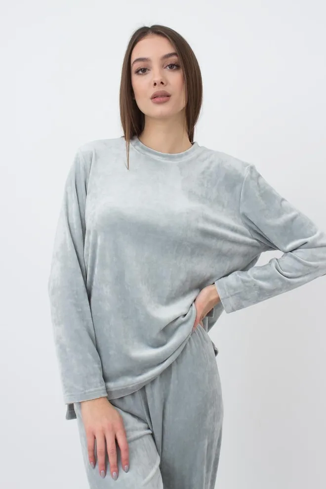 Свитшот женский Soft winter 4406/080 Giulia (grey)