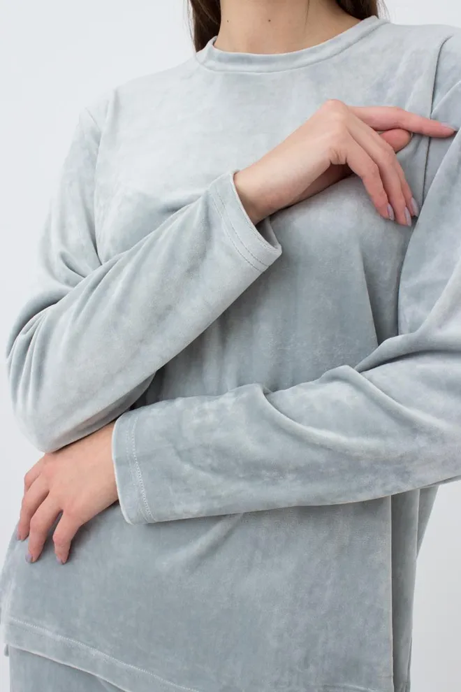 Свитшот женский Soft winter 4406/080 Giulia (grey)