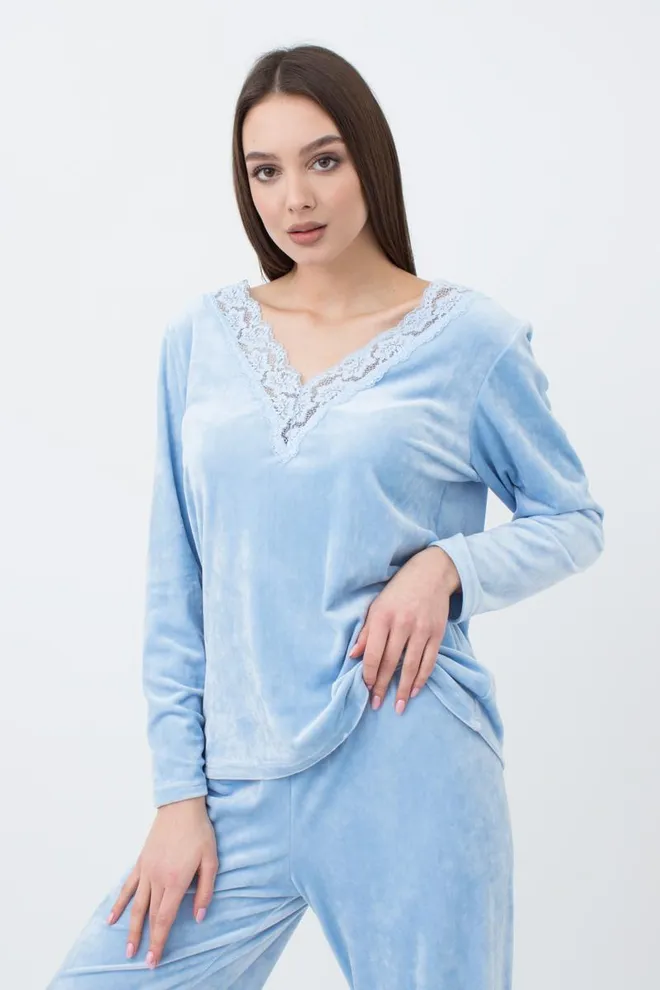 Кофта женская SOFT WINTER 4411/081 Giulia (blue), голубой