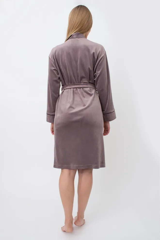 Халат теплый женский Soft winter 7331/080 Giulia (taupe)