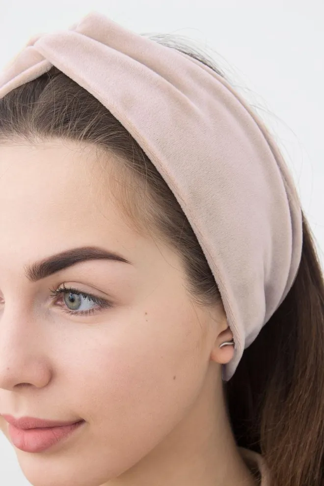 Пов'язка на голову Soft winter Giulia (vanilla)