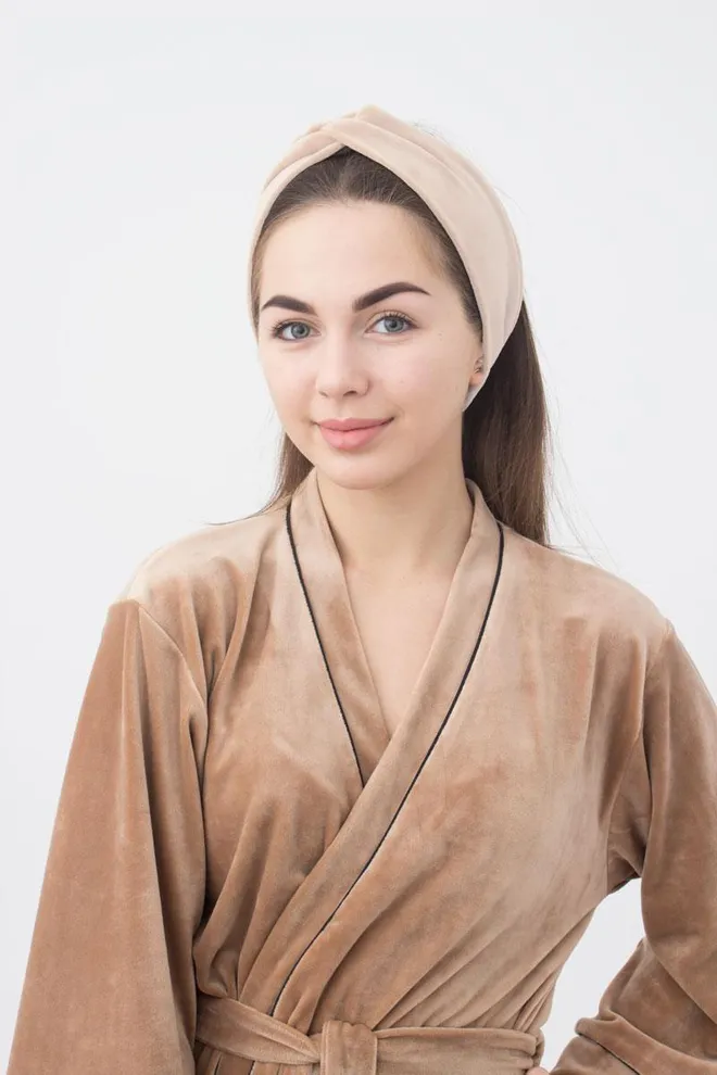 Пов'язка на голову Soft winter Giulia (vanilla)