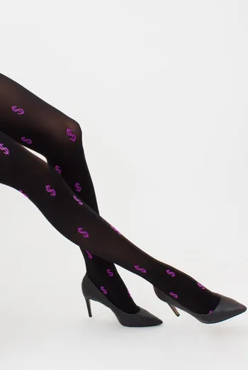 Колготки с рисунком Splash 70 den model 1 Giulia (nero/pink) Колготки с рисунком Splash 70 den model 1 Giulia (nero/pink)