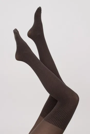 Колготки теплые с узором Split 180 den model 5 Giulia (haze)