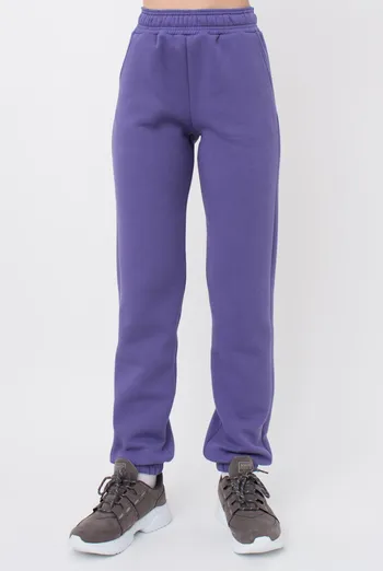 Штаны теплые на флисе с манжетами SPORT STYLE 4312/170 Giulia (plum), фиолетовый Штаны теплые на флисе с манжетами SPORT STYLE 4312/170 Giulia (plum), фиолетовый