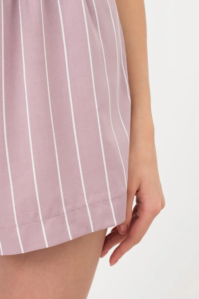 Женские хлопковые шорты Spring flowers 4212/040 Giulia (pink/stripe)