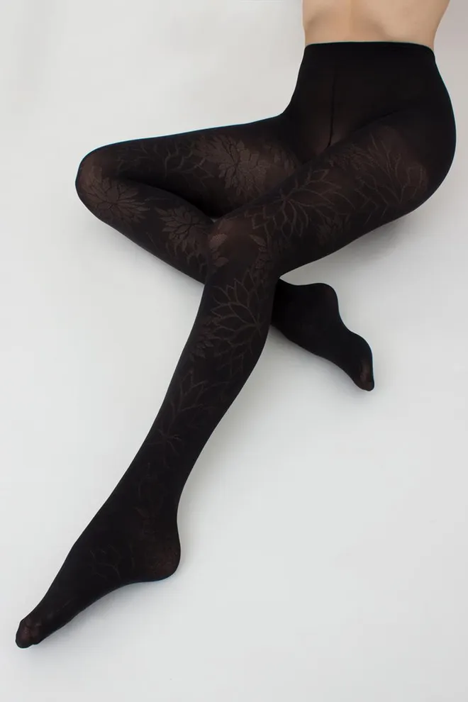 Колготки с рисунком Stem 60 den model 1 Giulia (nero), черный