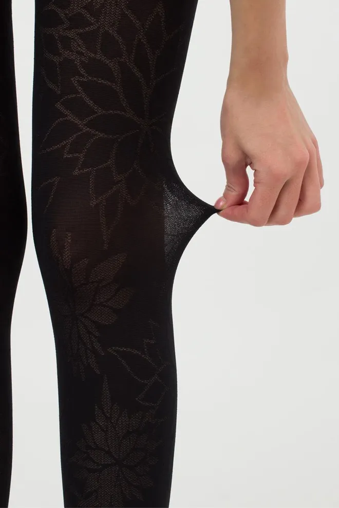 Колготки с рисунком Stem 60 den model 1 Giulia (nero), черный