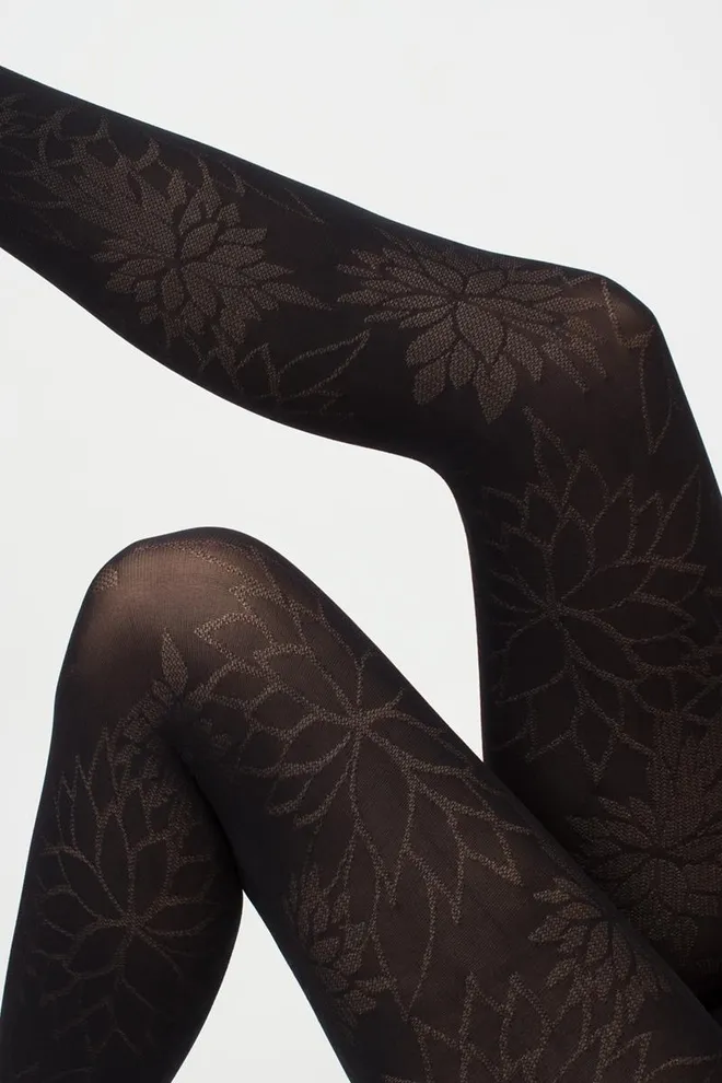 Колготки с рисунком Stem 60 den model 1 Giulia (nero), черный