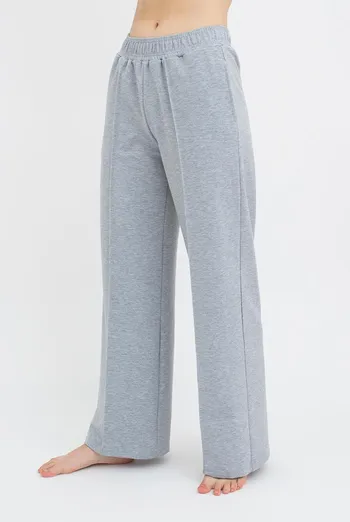 Спортивные штаны широкие STREET STYLE 4306/180 Giulia (light grey melange), серый