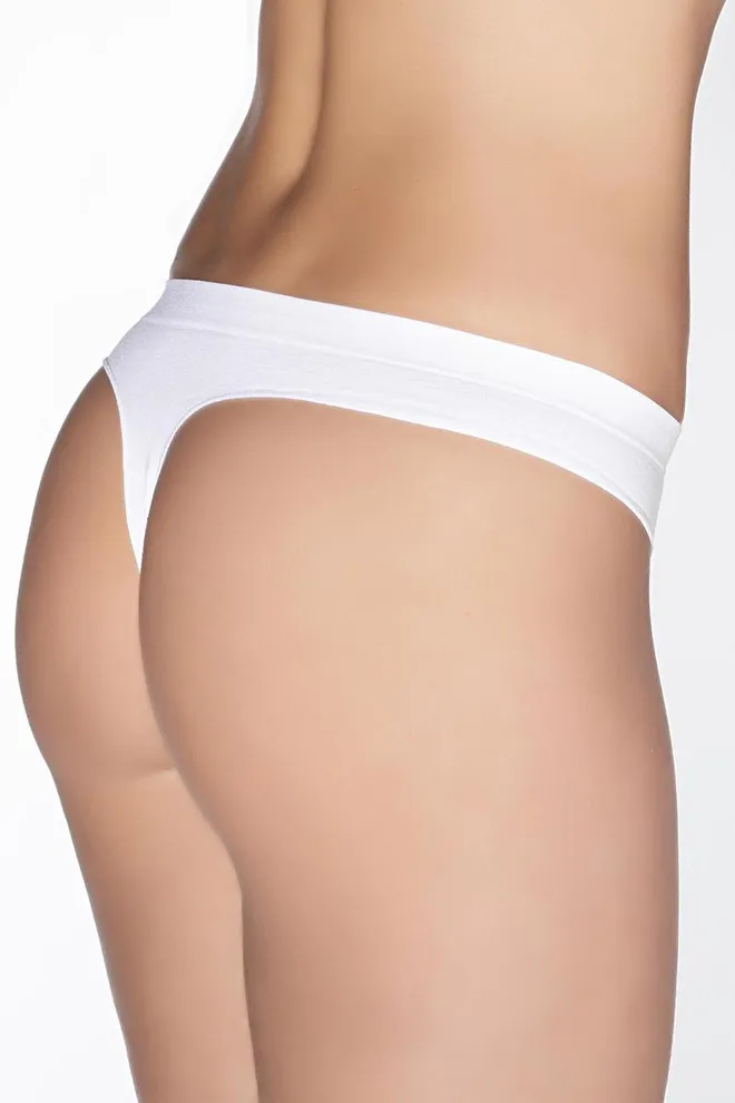 Женские бесшовные трусы стринги String invisible Giulia (bianco)