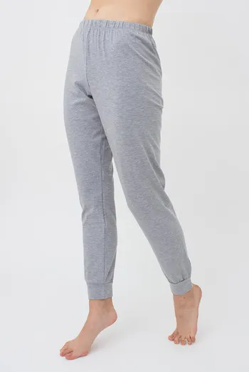 Хлопковые брюки на манжетах Strong 4316/010 Giulia (grey melange) Хлопковые брюки на манжетах Strong 4316/010 Giulia (grey melange)