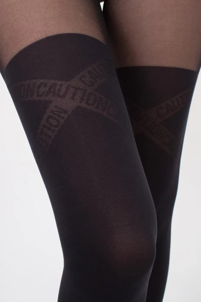 Колготки с имитацией чулков Style-Up Model 1 Giulia (nero)