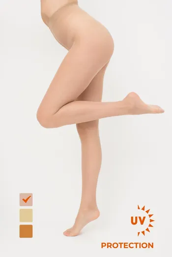 Классические колготки с УФ защитой SUNLIGHT 12 Giulia (naturale), бежевый