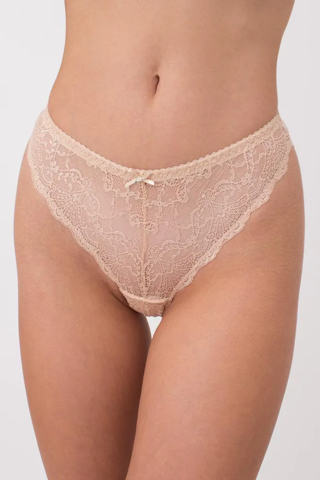 Кружевные трусики бразилиана Sara 2206/32 Giulia (beige)