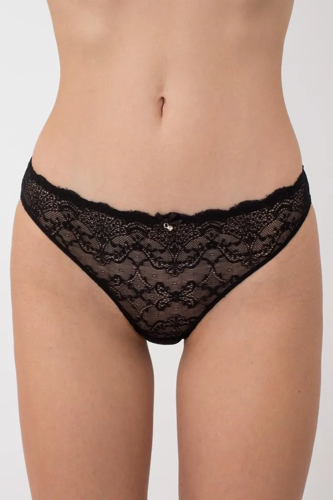 Кружевные трусы слип Sara 2309/32 Giulia (black)