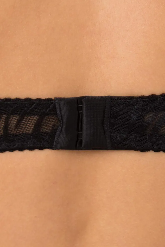 Кружевной бюстгальтер на косточках Sherry 1610/04 Giulia (black)