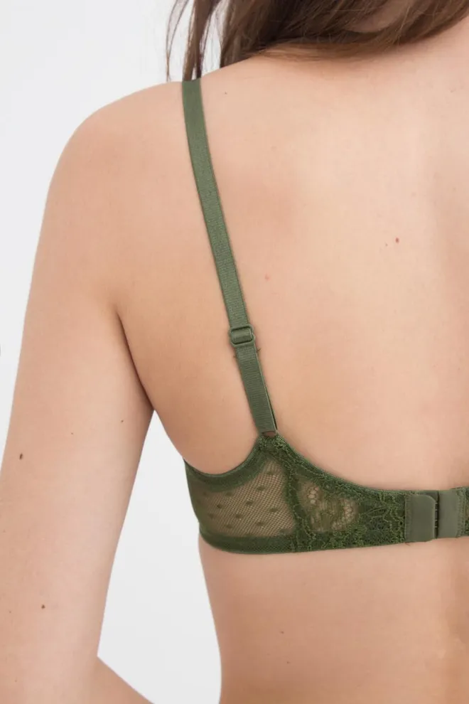 Бюстгальтер с тонкой перемычкой Silvia 1172/21 Giulia (green), зеленый