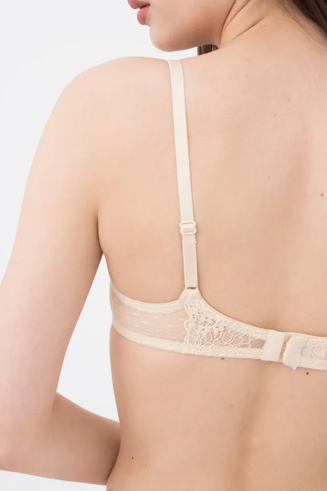 Бюстгальтер з тонкою перемичкою Silvia 1172/21 Giulia (beige), бежевий