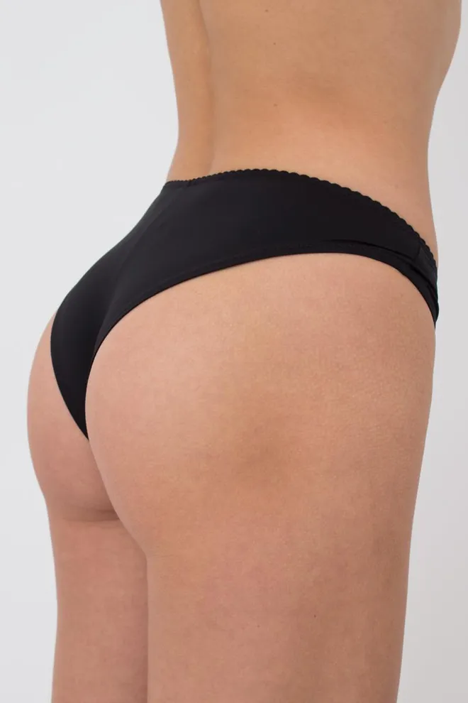 Женские трусы бразилиана Soft micro 2219/20 Giulia (black)