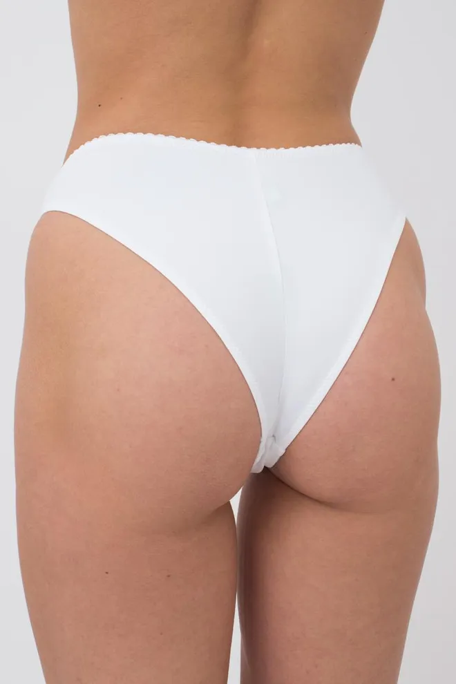 Женские трусы бразилиана Soft micro 2219/20 Giulia (white)