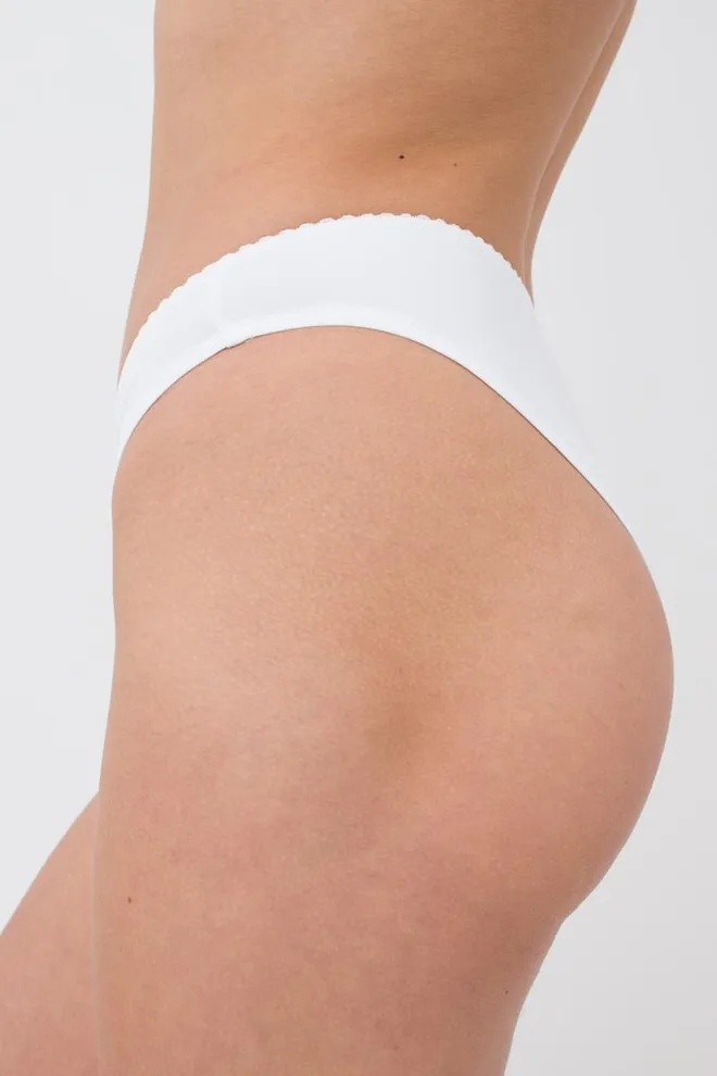 Женские трусы бразилиана Soft micro 2219/20 Giulia (white)