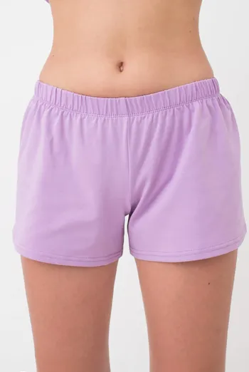 Женские хлопковые шорты SPRING FLOWERS 4207/010 Giulia (lilac), фиолетовый