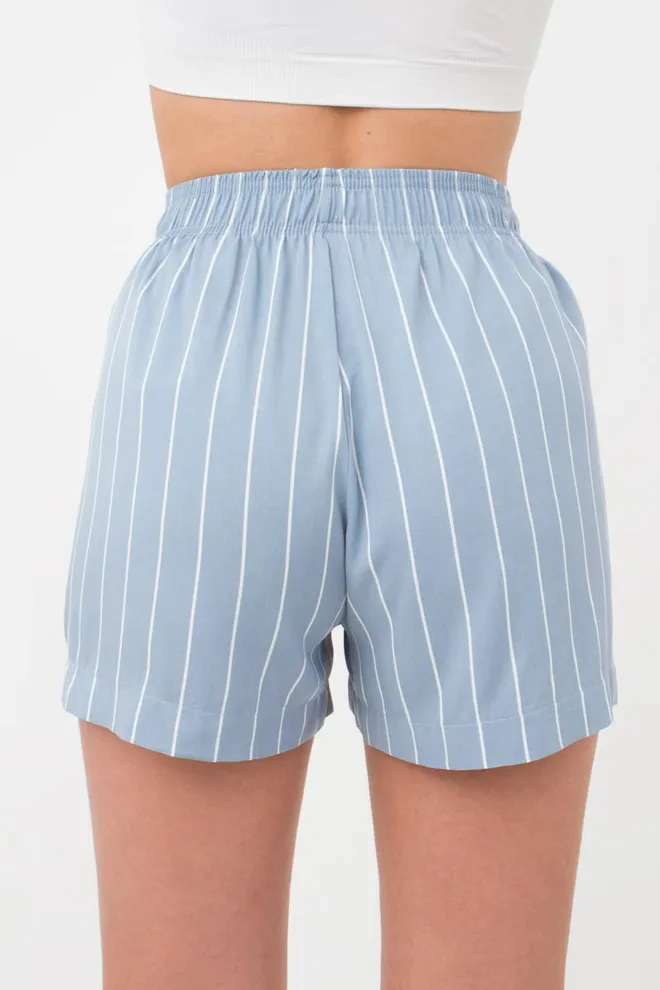 Женские хлопковые шорты Spring flowers 4212/040 Giulia (blue/stripe)