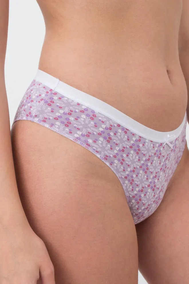 Женские трусы слипы Sweet cotton 2301/60 Giulia (lilac tracery)