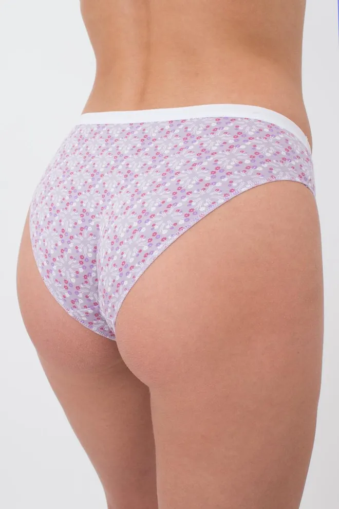 Женские трусы слипы Sweet cotton 2301/60 Giulia (lilac tracery)