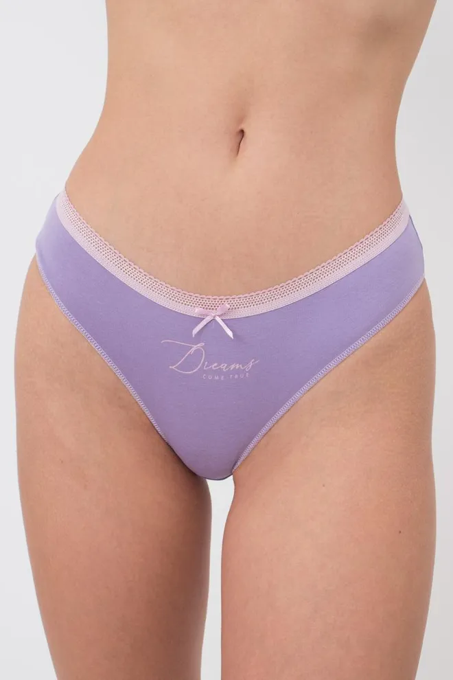 Женские трусы слипы Sweet cotton 2301/60 Giulia (lilac)