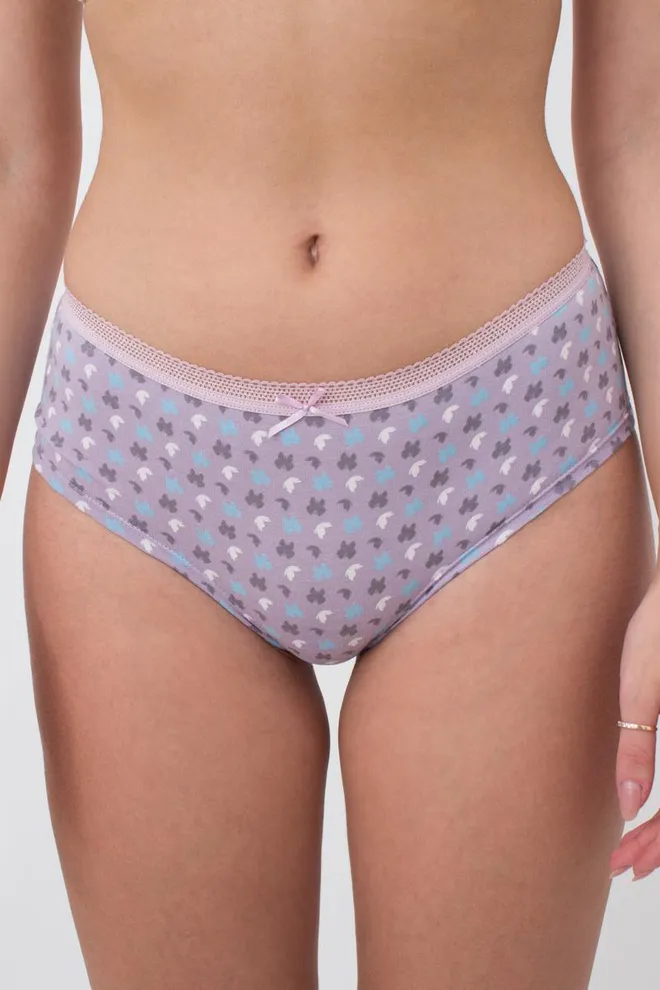 Женские трусы шортики Sweet cotton 2602/60 Giulia (lilac flow)