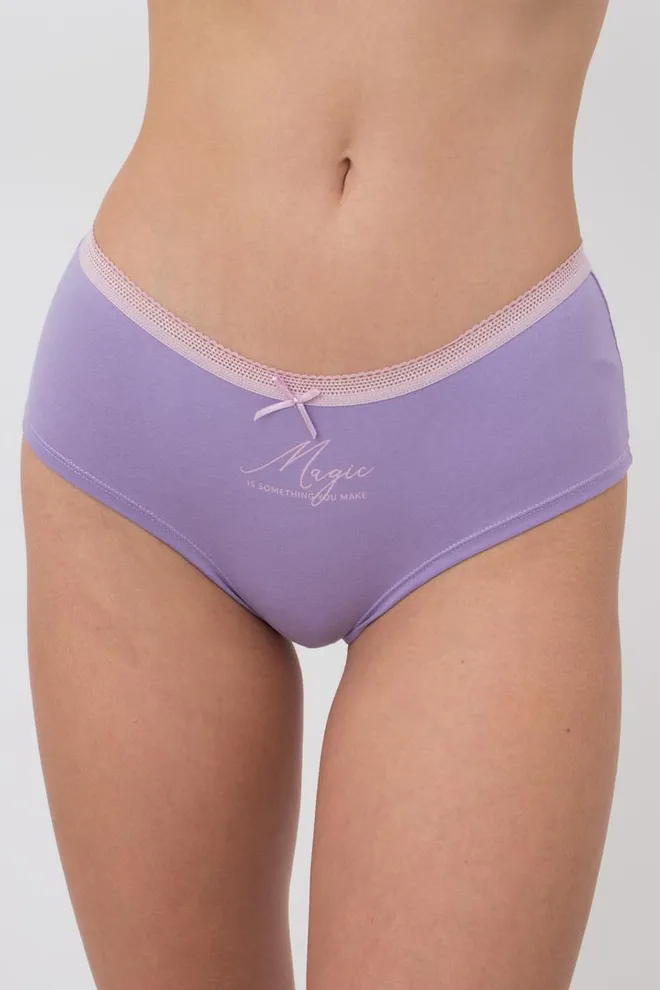 Женские трусы шортики Sweet cotton 2602/60 Giulia (lilac)