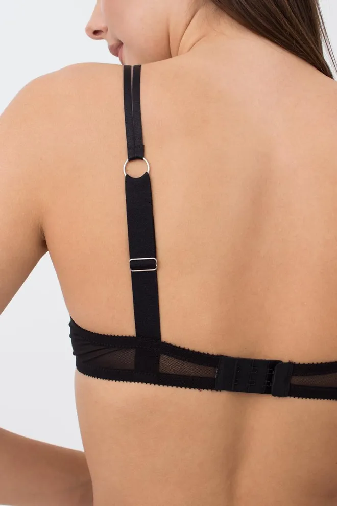 Бюстгальтер на косточках Sweet plum 1610/42 Giulia (black)