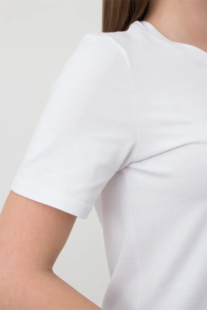 Футболка женская хлопковая T-shirt Classic 4802/010 Giulia (white)