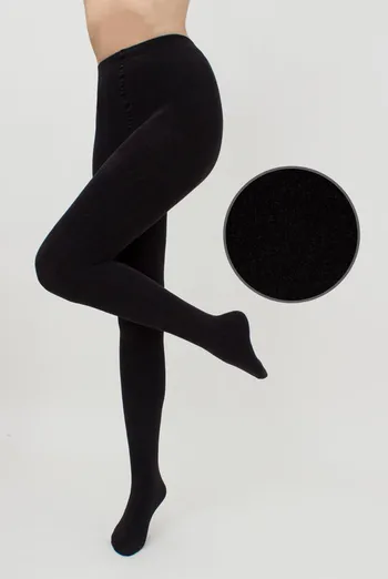 Теплі махрові колготки Terry 250 den Giulia (asphalt)