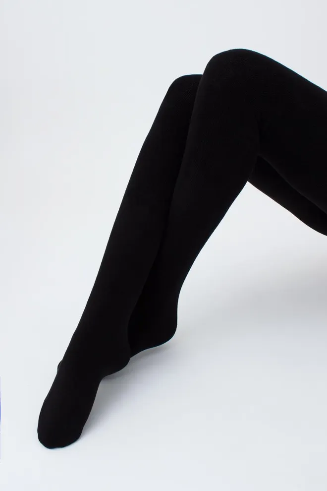 Теплі махрові колготки Terry 250 den Giulia (nero)