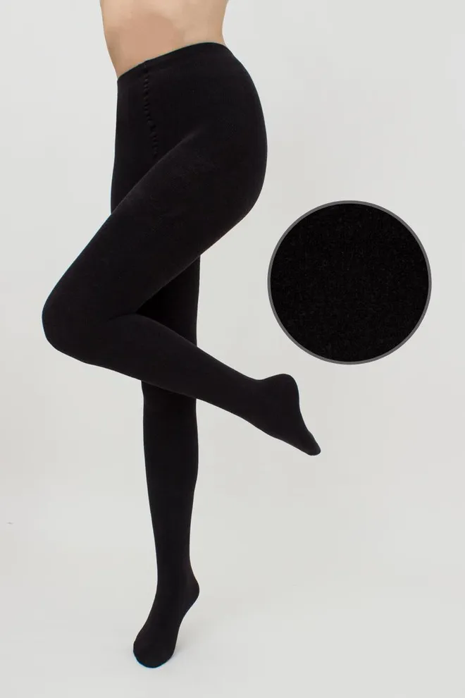 Теплі махрові колготки Terry 250 den Giulia (asphalt)