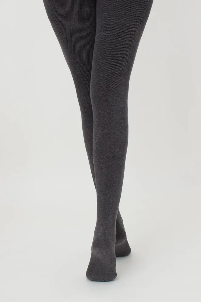 Теплі махрові колготки Terry 250 den Giulia (dark grey melange)