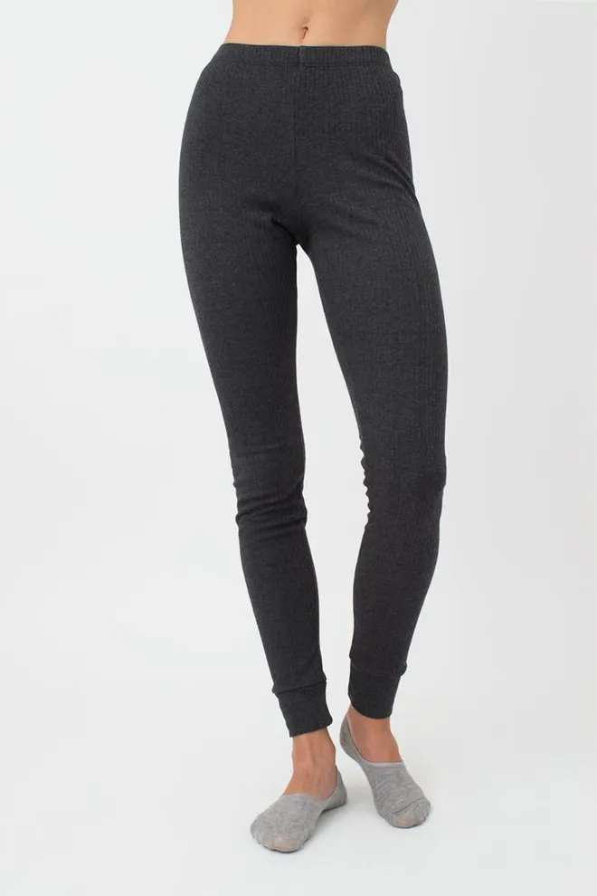 Термоштаны женские в рубчик Thermo Sport 4320/190 Giulia (dark grey)