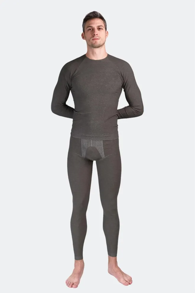 Термофутболка мужская бесшовная Thermo T-shirt Melange Man Giulia (nero)