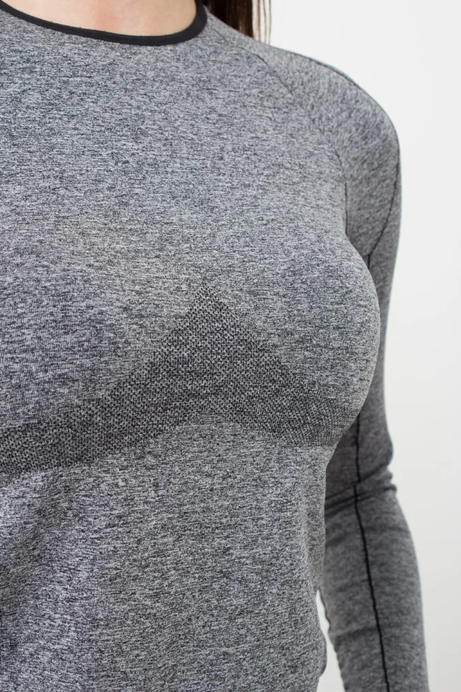 Термофутболка с длинным рукавом Thermo T-shirt Melange Giulia (nero)