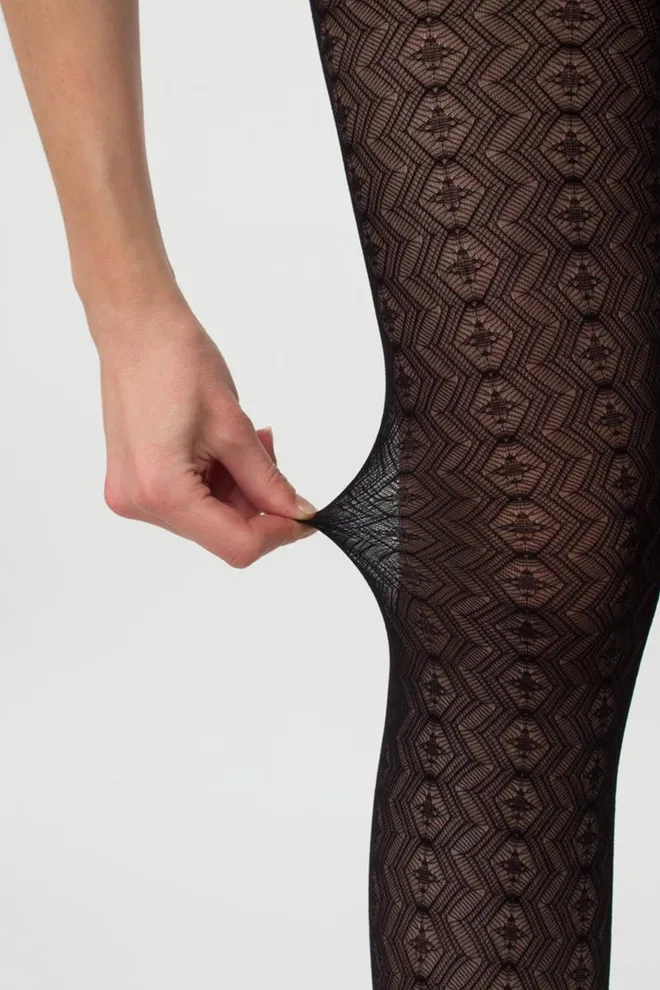 Колготки с ажурным рисунком Tissue 20 den model 3 Giulia (nero)