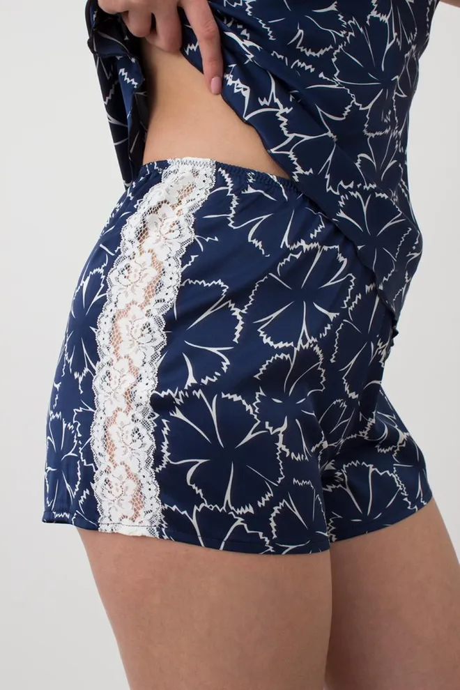 Пижама женская с шортами Tiziana 6032/051 Giulia (navy/white clove)