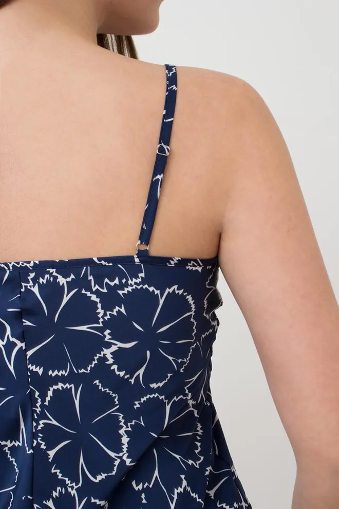 Пижама женская с шортами Tiziana 6032/051 Giulia (navy/white clove)