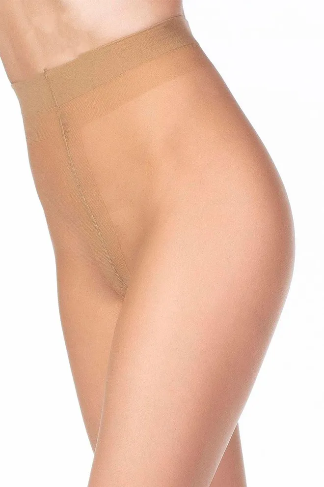 Классические колготки с открытым носком Toe 15 den Giulia (daino)