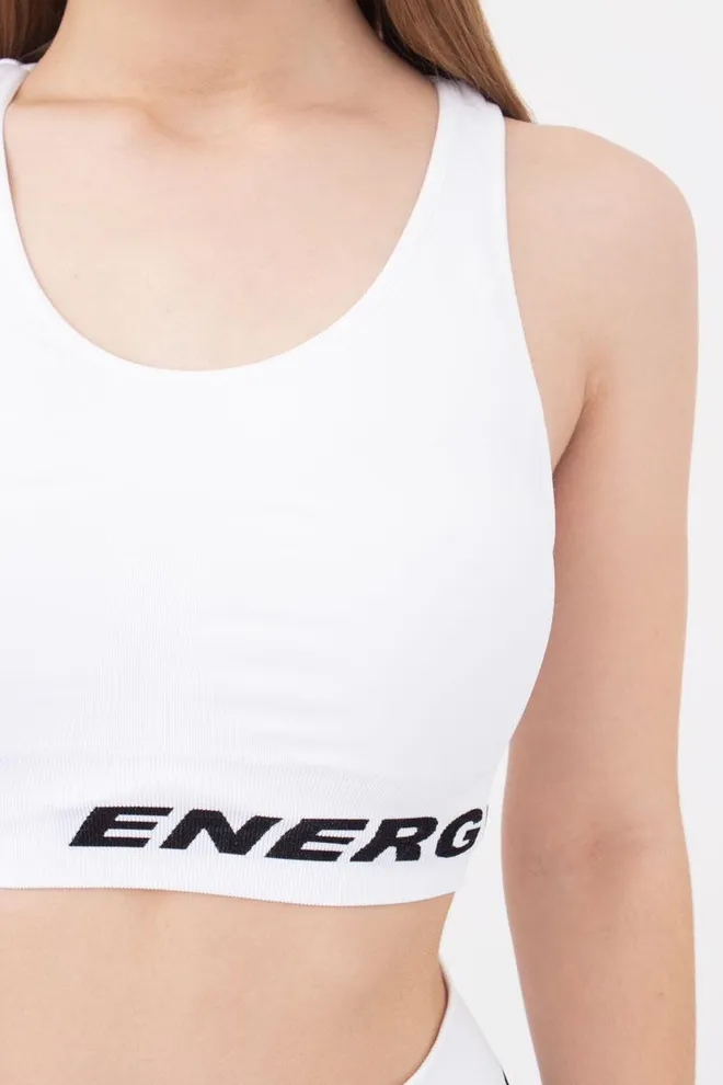 Спортивный бесшовный топ Top fit energy Giulia (bianco)