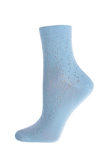 TR-06 Классические женские носки в мелкую сеточку TM GIULIA (baby blue) TR-06 Классические женские носки в мелкую сеточку TM GIULIA (baby blue)
