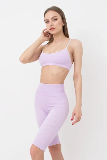 Велосипедки женские в рубчик Tracks rib Giulia (orchid bloom), фиолетовый Велосипедки женские в рубчик Tracks rib Giulia (orchid bloom), фиолетовый