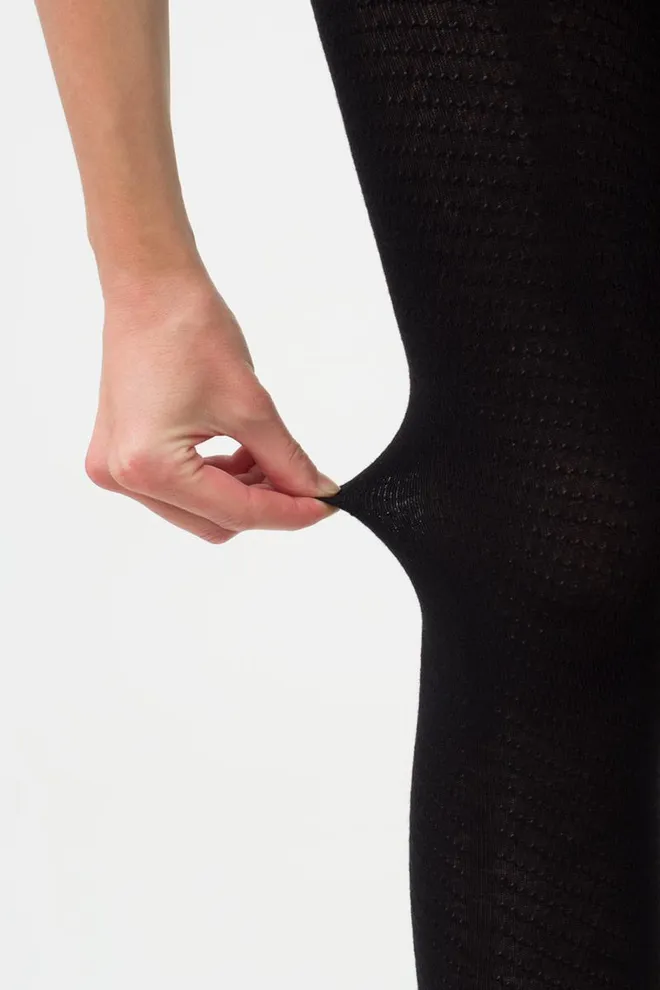 Колготки теплі з візерунком Twill 180 den model 2 Giulia (black)